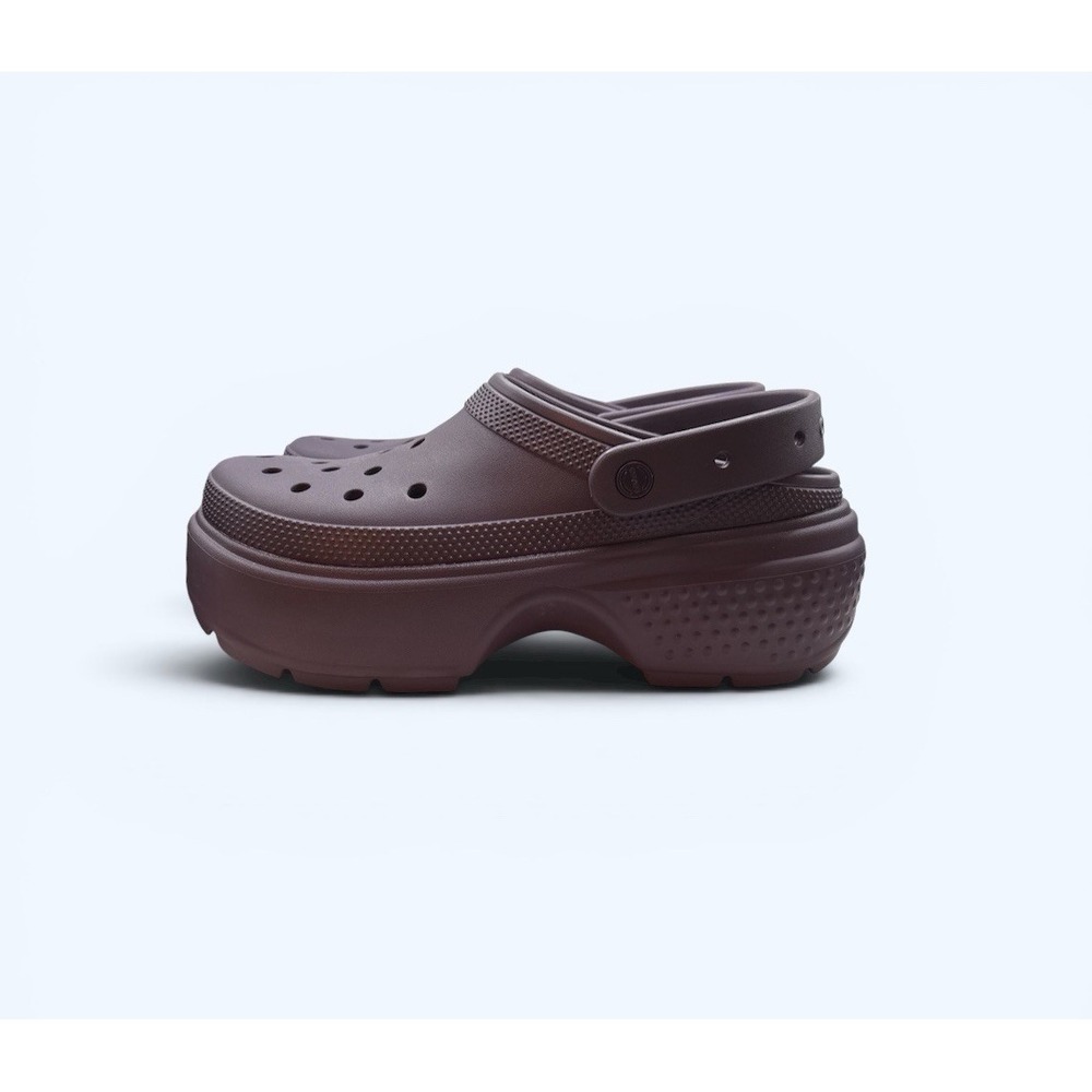 CROCS Stomp Clog 209347 Dark Iris PURPLE NWOB MENS 12‎